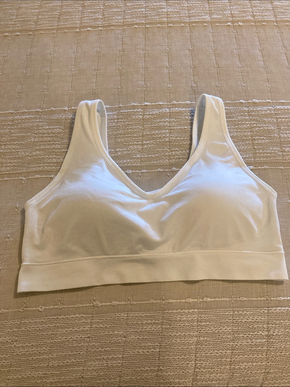 Jockey Seamfree Back Smoothing Bralette, White szL